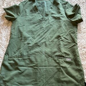 Figs Sage Green Technical Collection Shirt